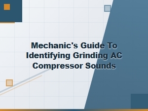 Identifying Grinding Sounds From Your Ac Compressor